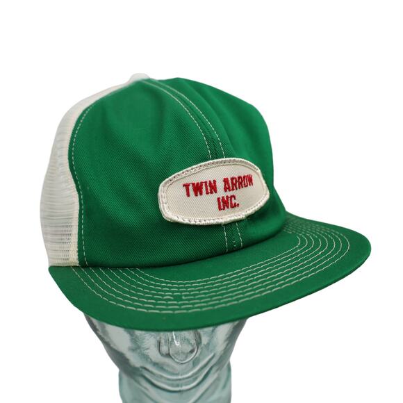 Vintage K-products Twin Arrow Inc. Patch Mesh Trucker Hat - Picture 2 of 6